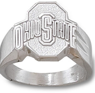 Ohio State Buckeyes Athletic "O" Men's Ring Size 10 3/4 - Sterling Silver Jewelry