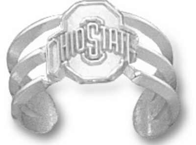 Ohio State Buckeyes Athletic "O" Toe Ring - Sterling Silver Jewelry