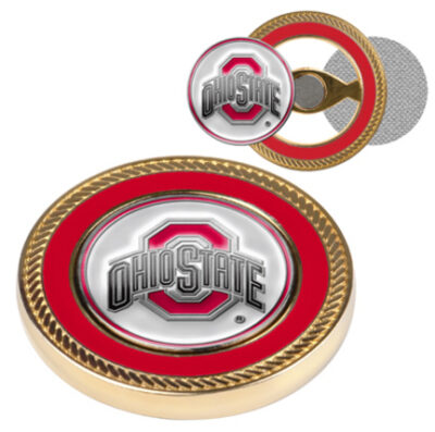 Ohio State Buckeyes Challenge Coin with Ball Markers (Set of 2)