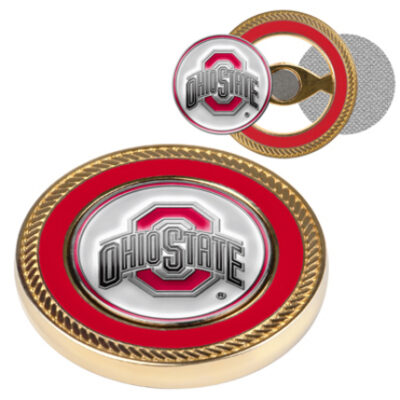 Ohio State Buckeyes Challenge Coin with Ball Markers (Set of 2)