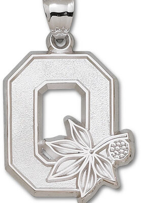 Ohio State Buckeyes Giant 1 1/4" W x 1 1/2" H "O" Pendant - 14KT Gold Jewelry