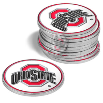 Ohio State Buckeyes Golf Ball Marker (12 Pack)