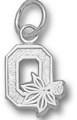 Ohio State Buckeyes "O" 3/8" Charm - Sterling Silver Jewelry