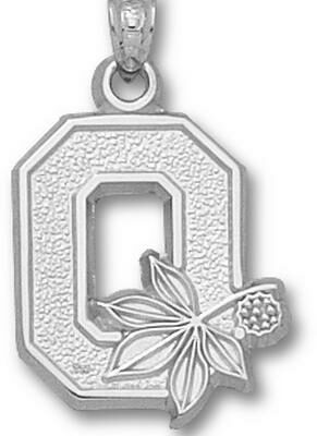 Ohio State Buckeyes "O" 5/8" Pendant - Sterling Silver Jewelry