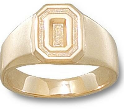 Ohio State Buckeyes "O" Ladies' Ring Size 6 - 10KT Gold Jewelry