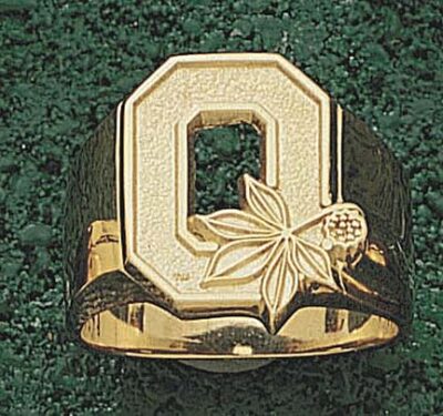 Ohio State Buckeyes "O" Men's Ring Size 10 3/4 - 10KT Gold Jewelry