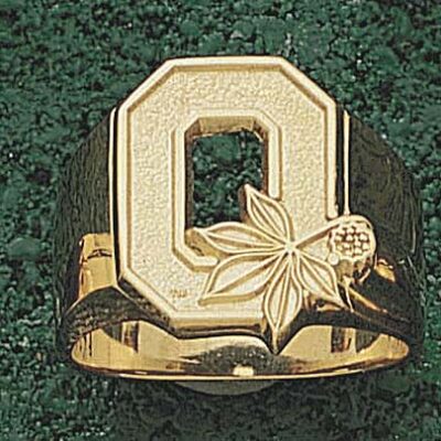 Ohio State Buckeyes "O" Men's Ring Size 10 3/4 - 10KT Gold Jewelry