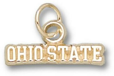 Ohio State Buckeyes "Ohio State" Charm - 10KT Gold Jewelry