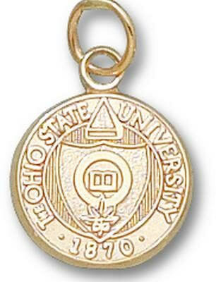 Ohio State Buckeyes "Seal" 1/2" Charm - 14KT Gold Jewelry