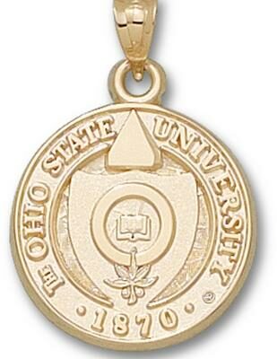 Ohio State Buckeyes "Seal" Pendant - 14KT Gold Jewelry