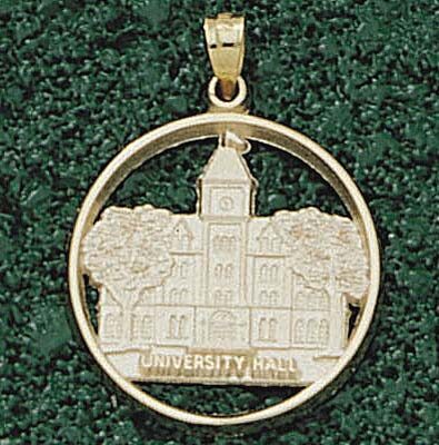 Ohio State Buckeyes "University Hall" Pendant - 10KT Gold Jewelry