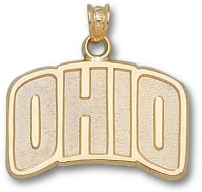 Ohio University Bobcats "Ohio" 5/8" Pendant - 10KT Gold Jewelry