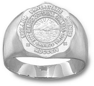 Ohio University Bobcats "Seal" Men's Ring Size 10 - Sterling Silver Jewelry