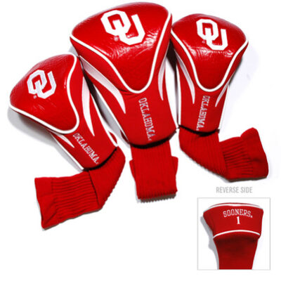 Oklahoma Sooners Contour Fit Golf Headcover (3-Pack)