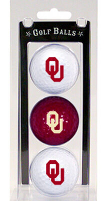 Oklahoma Sooners Golf Ball Pack (Set of 3)