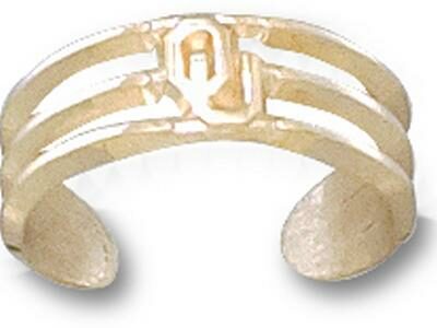 Oklahoma Sooners "OU" Toe Ring - 10KT Gold Jewelry