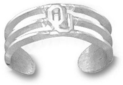 Oklahoma Sooners "OU" Toe Ring - Sterling Silver Jewelry