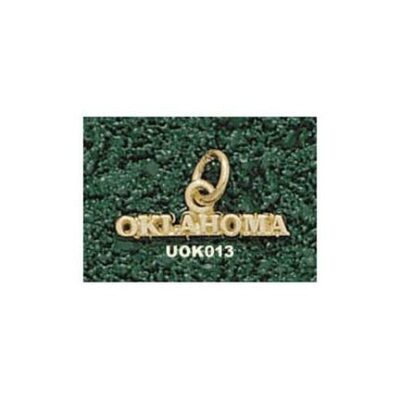 Oklahoma Sooners "Oklahoma" 1/8" Charm - 10KT Gold Jewelry