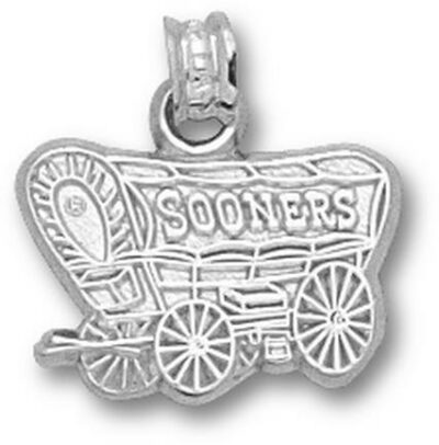 Oklahoma Sooners "Sooners Wagon" Pendant - Sterling Silver Jewelry