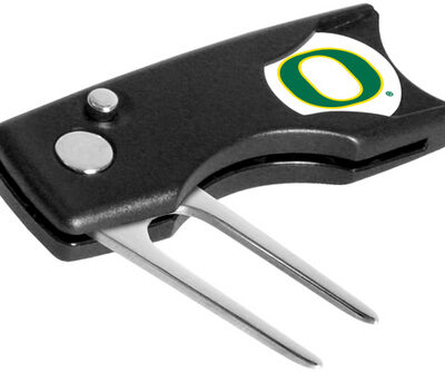 Oregon Ducks Spring Action Divot Tool with Golf Ball Marker (Set of 2)