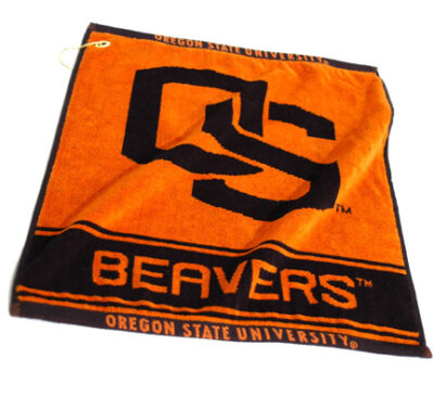 Oregon State Beavers 16" x 19" Woven Golf Towel (Set of 2)