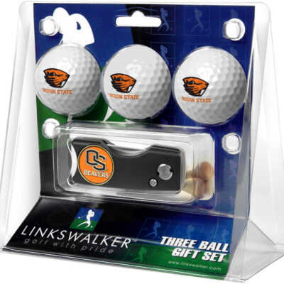 Oregon State Beavers 3 Golf Ball Gift Pack with Spring Action Tool