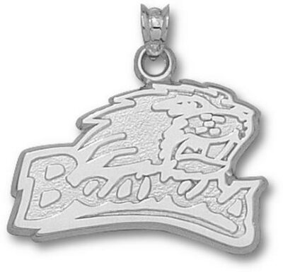 Oregon State Beavers "Beavers with Beaver Head" 5/8" Pendant - Sterling Silver Jewelry