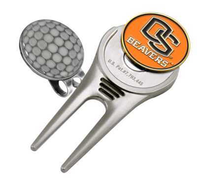 Oregon State Beavers Divot Tool Hat Clip with Golf Ball Marker (Set of 2)