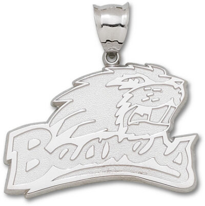 Oregon State Beavers Giant 1 3/4" W x 1 1/4" H "Beavers with Beaver Head" Pendant - 14KT Gold Jewelry