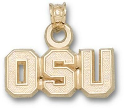 Oregon State Beavers "OSU" Pendant - 10KT Gold Jewelry