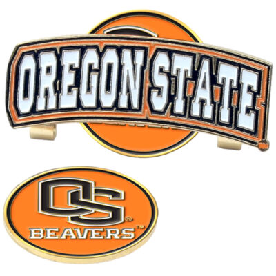 Oregon State Beavers Slider Clip with Golf Ball Marker (Set of 3)