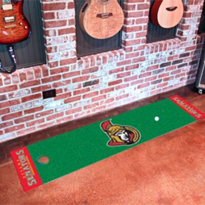 Ottawa Senators 18" x 72" Golf Putting Green Mat