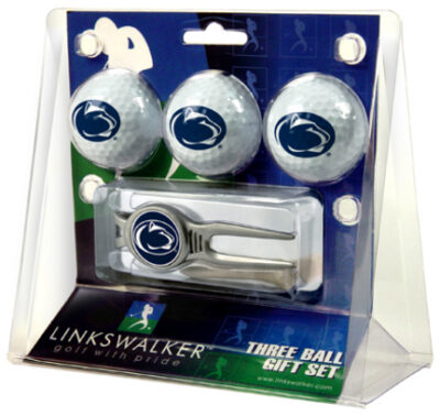 Penn State Nittany Lions 3 Ball Golf Gift Pack with Kool Tool