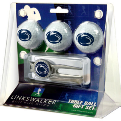 Penn State Nittany Lions 3 Ball Golf Gift Pack with Kool Tool