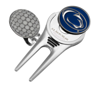 Penn State Nittany Lions Divot Tool Hat Clip with Golf Ball Marker (Set of 2)