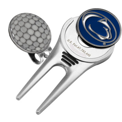 Penn State Nittany Lions Divot Tool Hat Clip with Golf Ball Marker (Set of 2)