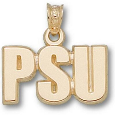 Penn State Nittany Lions "PSU" Pendant - 14KT Gold Jewelry