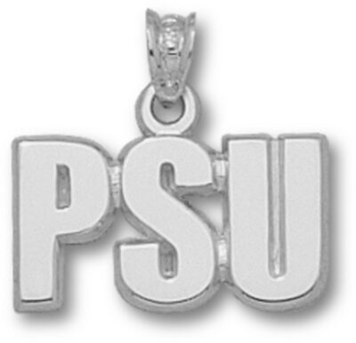 Penn State Nittany Lions "PSU" Pendant - Sterling Silver Jewelry