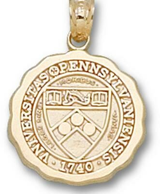 Pennsylvania Quakers "Seal" Pendant - 10KT Gold Jewelry