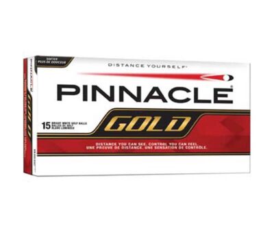 Pinnacle Gold "FX Soft" Distance Golf Balls - Value Pack of 15 Balls