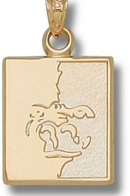 Pittsburg State Gorillas "Gorilla Logo" Pendant - 14KT Gold Jewelry