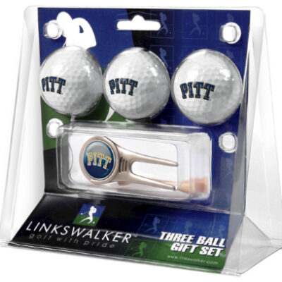 Pittsburgh Panthers 3 Golf Ball Gift Pack with Cap Tool