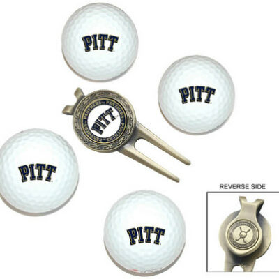 Pittsburgh Panthers Golf Balls, Divot Tool, and Ball Marker Gift Set