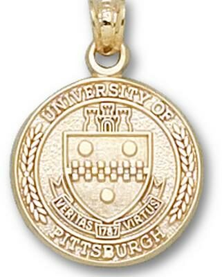 Pittsburgh Panthers "Seal" Pendant - 10KT Gold Jewelry