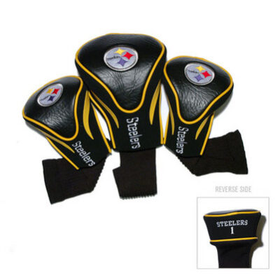 Pittsburgh Steelers Contour Fit Golf Headcover (3-Pack)