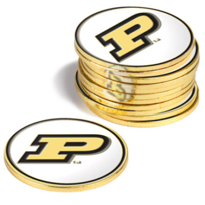 Purdue Boilermakers Golf Ball Marker (12 Pack)