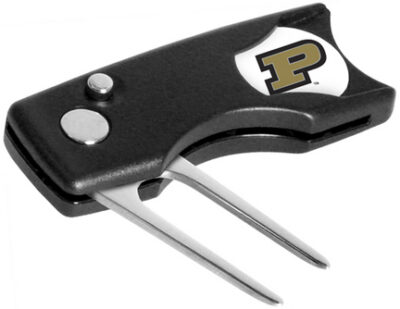 Purdue Boilermakers Spring Action Divot Tool with Golf Ball Marker (Set of 2)