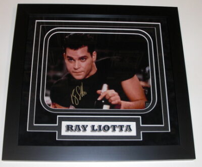 Ray Liotta Autographed 8" x 10" Custom Framed Photograph