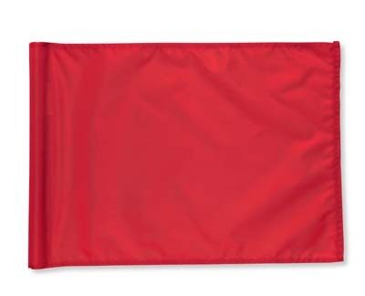 Red 400 Denier Nylon Flags from Standard Golf - Set of 9