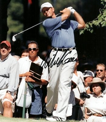 Retief Goosen "Swinging Action" Autographed Golf 8" x 10" Photograph (Unframed)